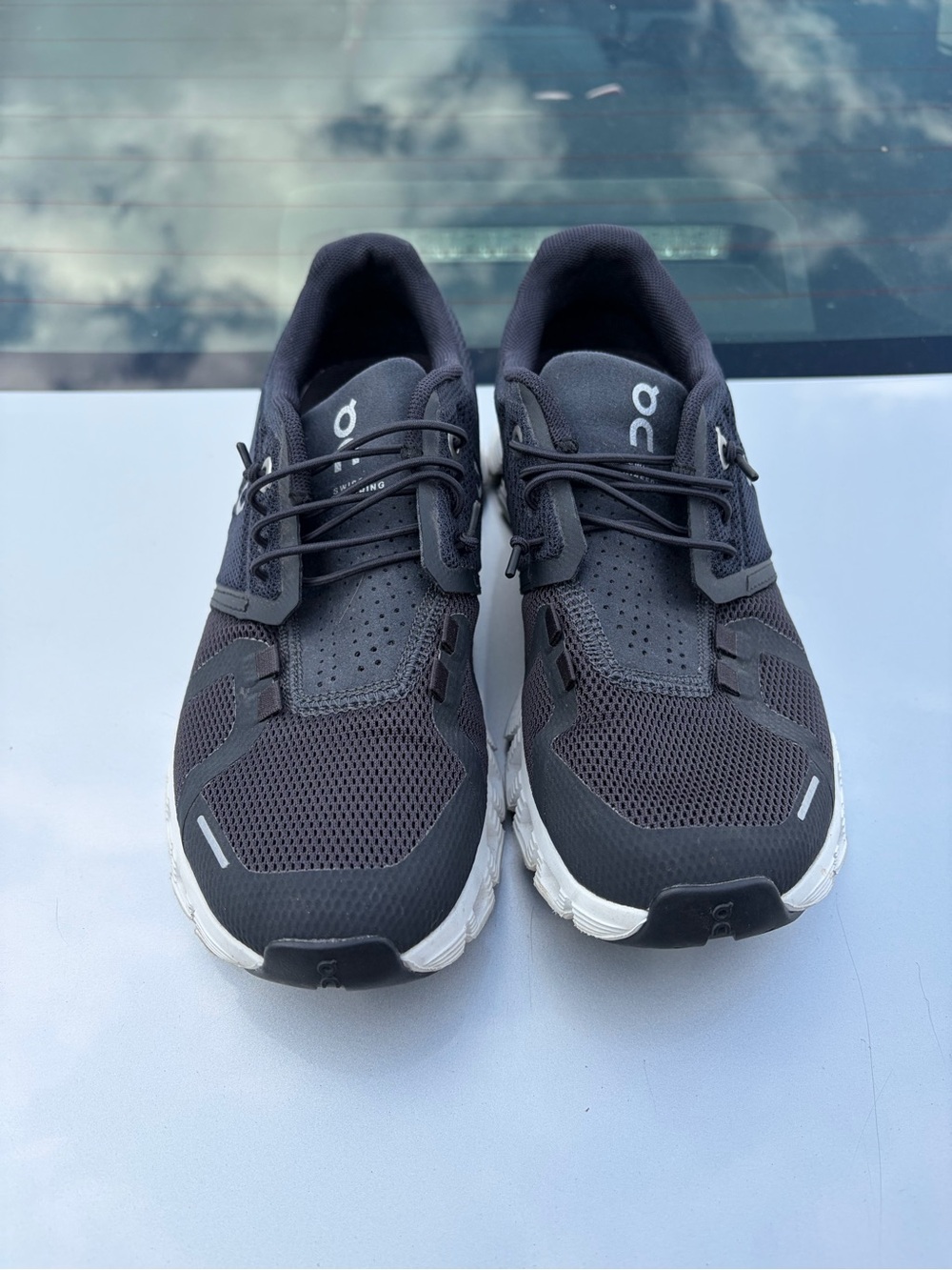 On Cloud Women's Black Athletic Running Shoes